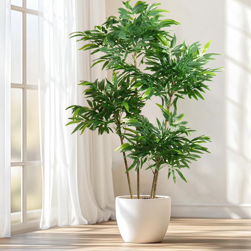 Fiddle Leaf Fig - Albero di bambù artificiale grande da