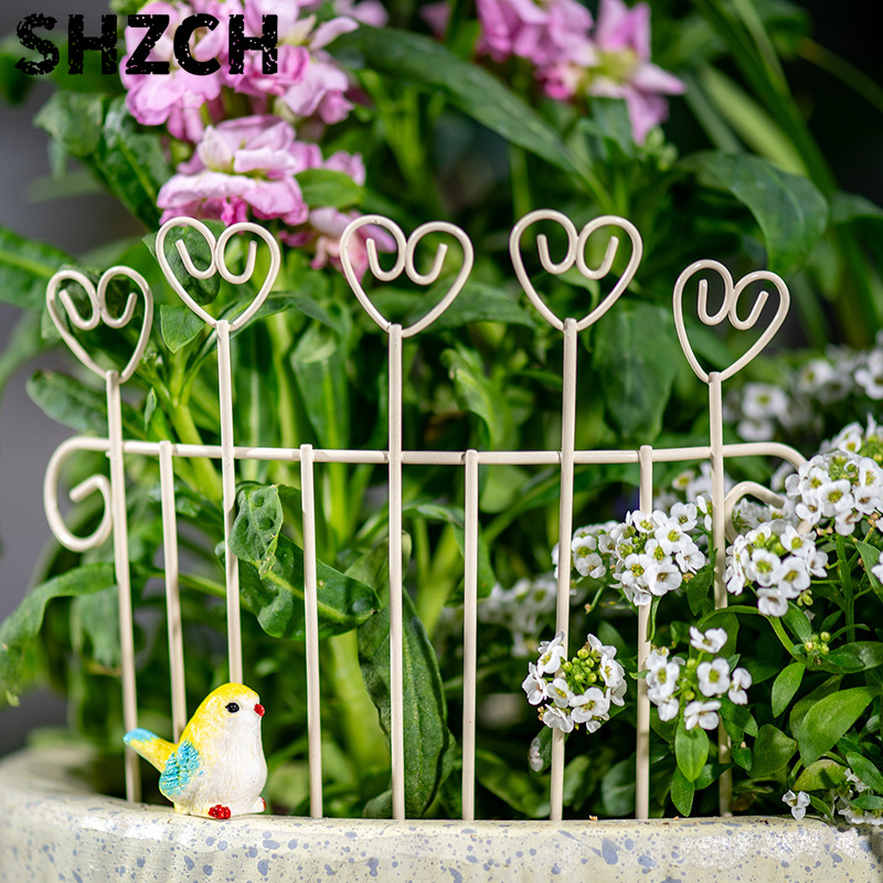 Succulent Arrangement Mini - Mini Recinzione in Ferro Decorativa per