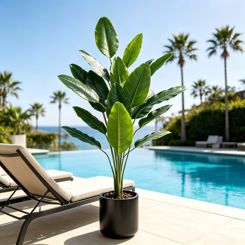 Fiddle Leaf Fig - 1 Pezzo Albero di Banano Artificiale