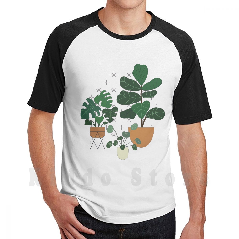 T-shirt in cotone da uomo con  - Fiddle Leaf Fig recensione e prezzo