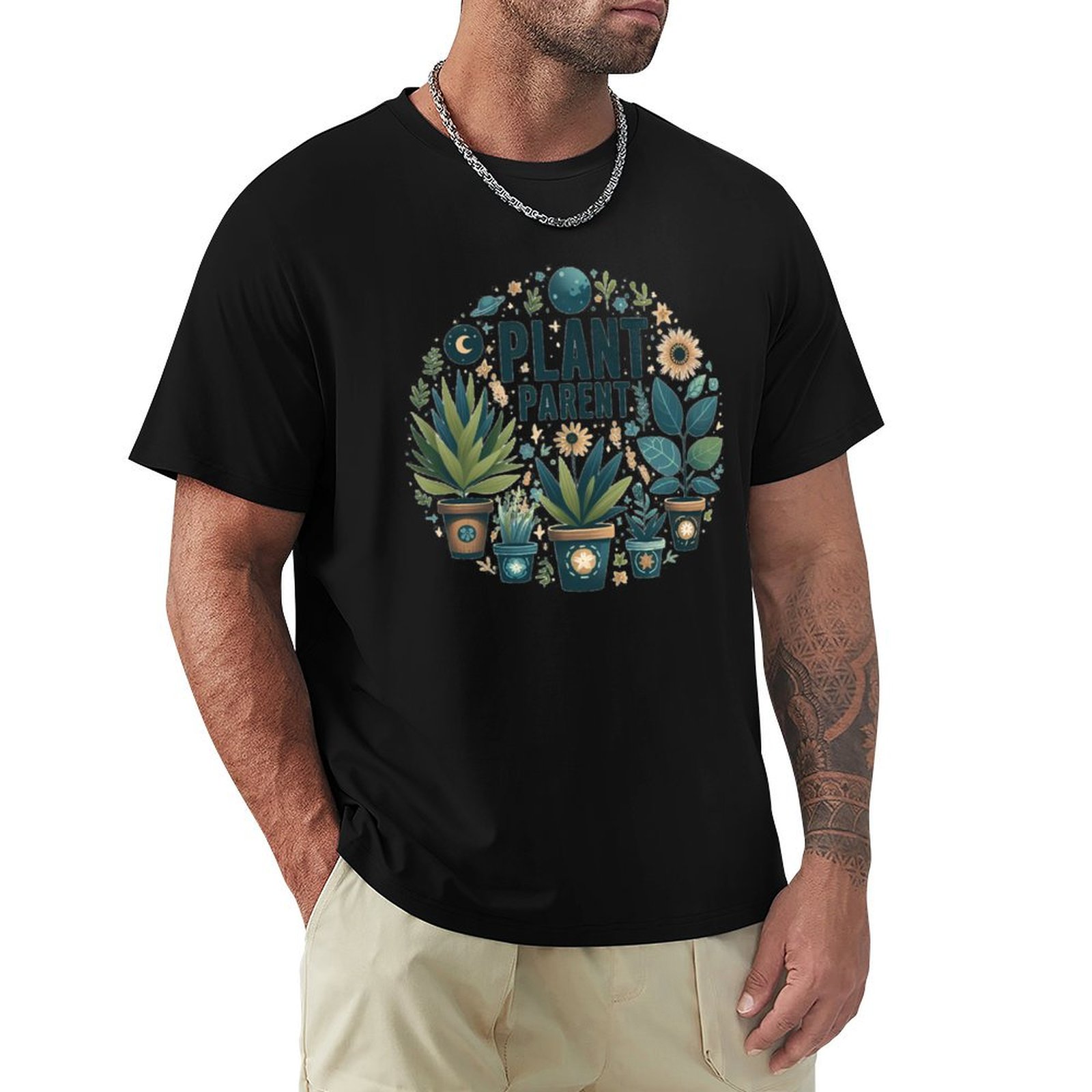T-shirt con stampa artistica 