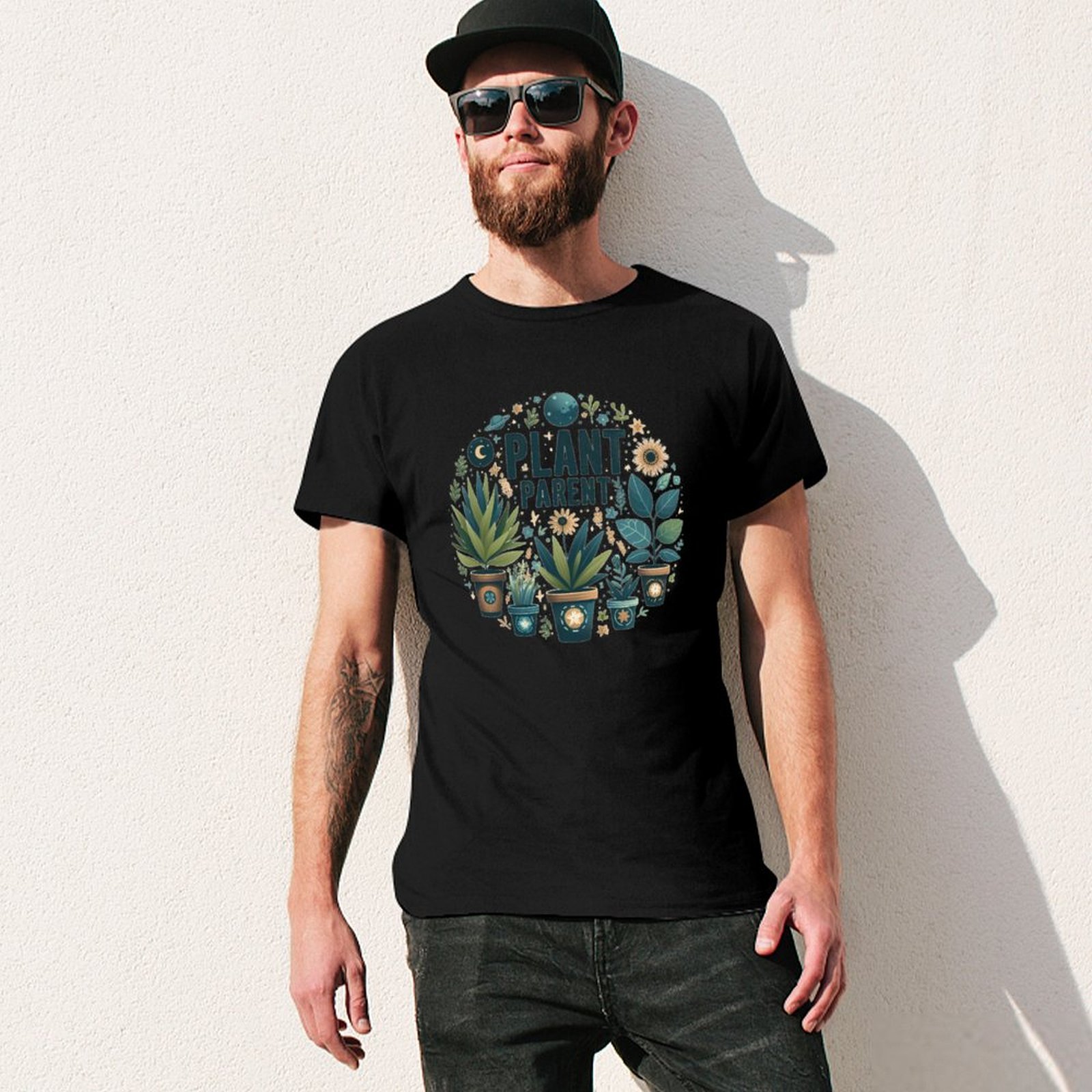 T-shirt con stampa artistica 