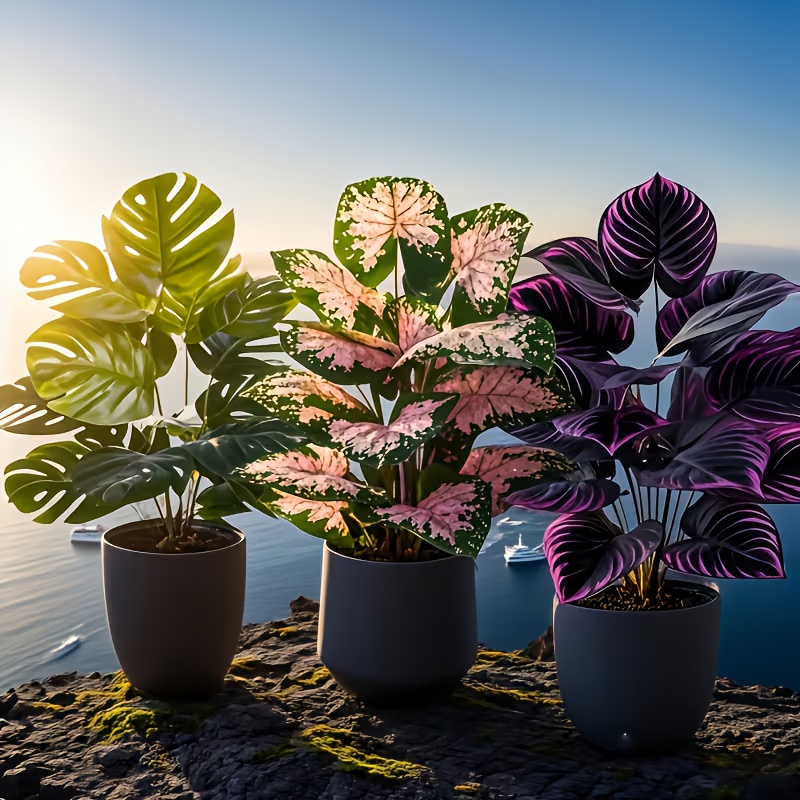 Set di 3 Piante Artificiali Mi - Fiddle Leaf Fig recensione e prezzo